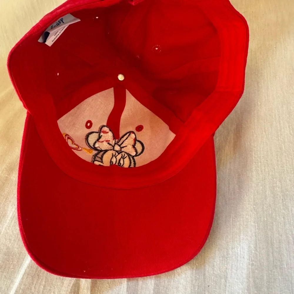 Disney Minnie Mouse Girls Red Baseball Hat “It’s All About Me!”